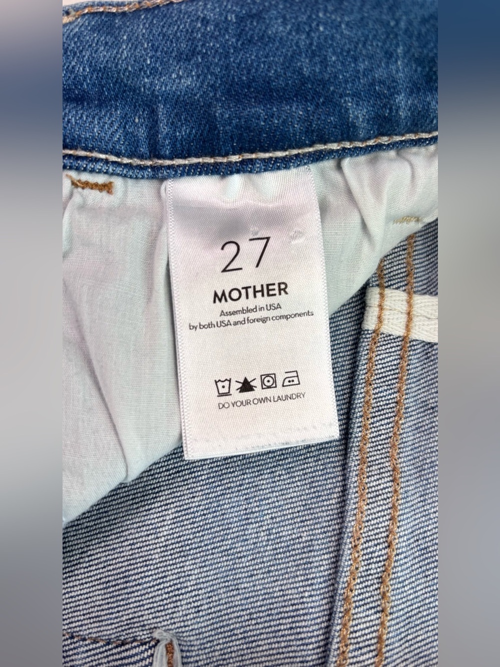 ✨MOTHER The Hustler High Rise Ankle Fray Jeans | Layover | Size 27 - Picture 9 of 15